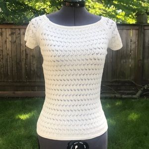 Textured cream sweater Dolce Vita